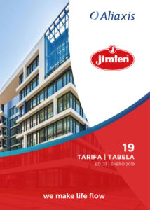 Nueva tarifa JIMTEN vigente a partir del 1 enero de 2019