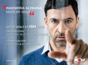 WOLF estará en la Fería Internacional ISH 2019 de Frankfurt