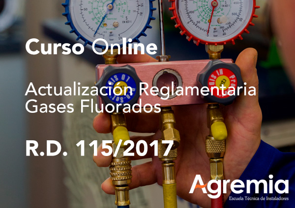 Curso online de actualización del R.D. 115/2017 sobre Gases Fluorados