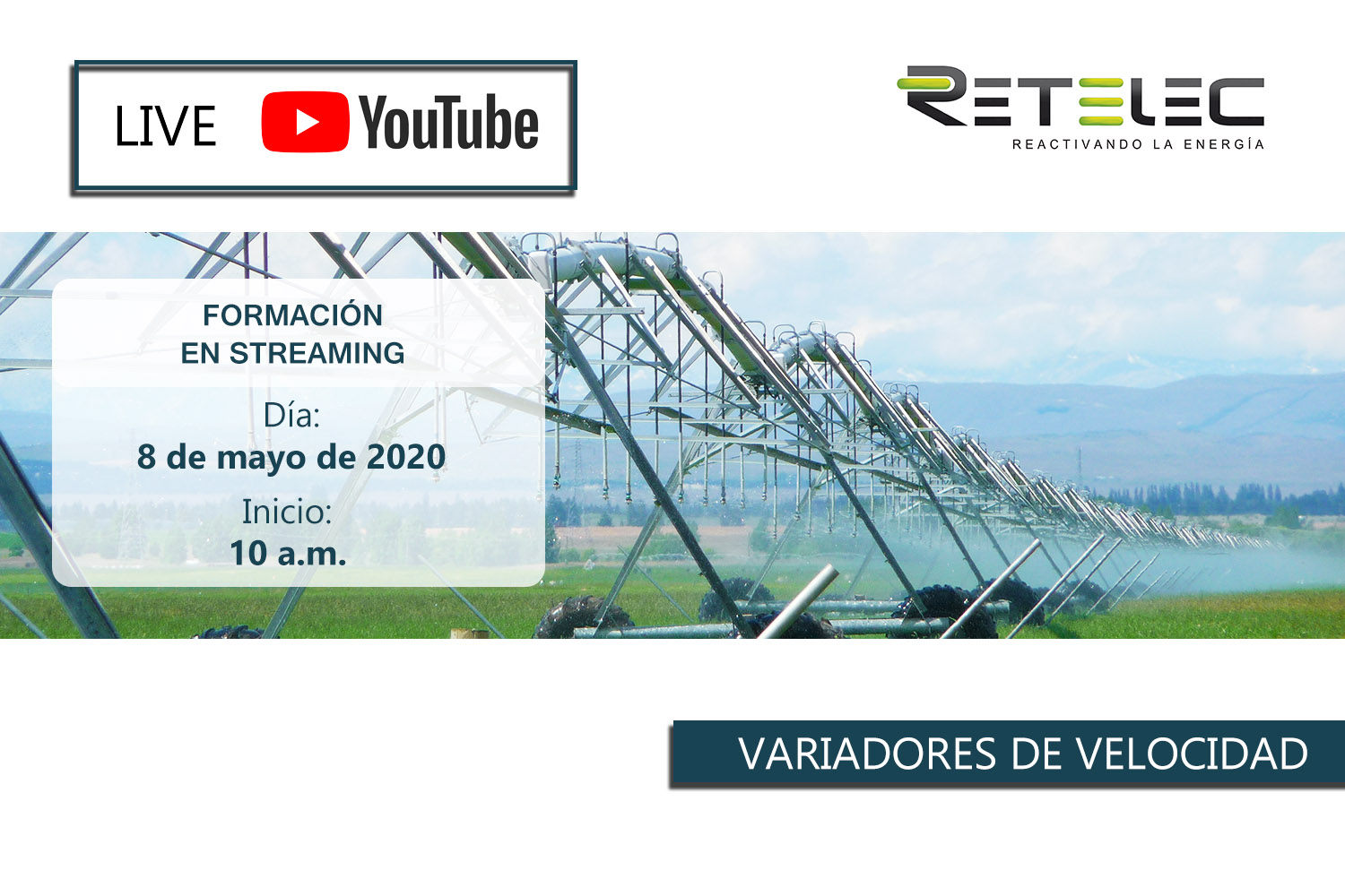 Webinar Retelec: Variadores de velocidad