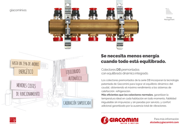 a la venta colectores Giacomini DB