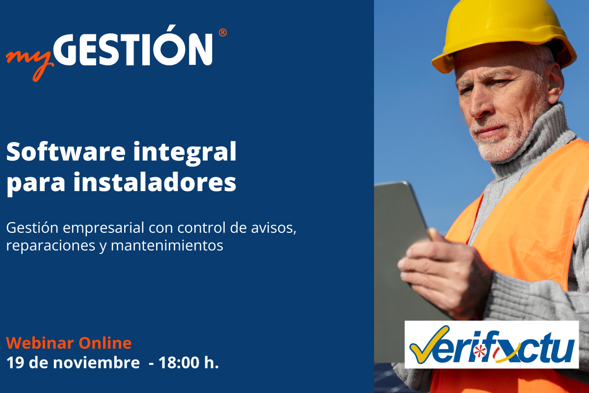 myGESTIÓN, software integral para instaladores y empresas de energía