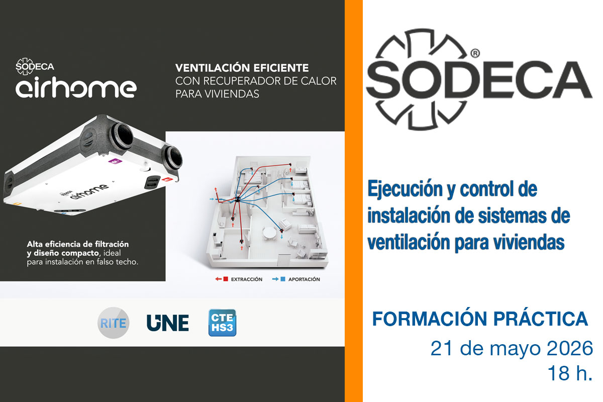 SODECA | Ejecución y control de obra de sistemas de ventilación para viviendas (VMC)
