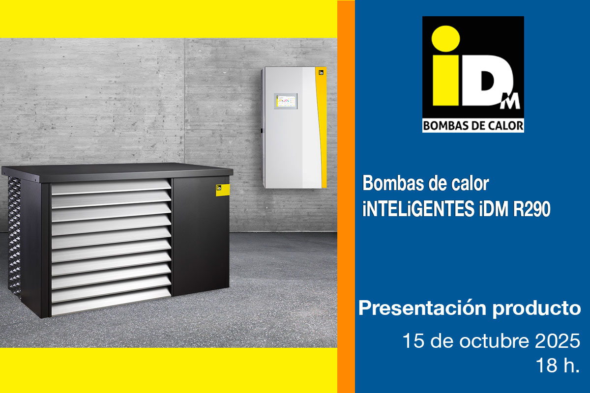 Bombas de calor iNTELiGENTES iDM R290