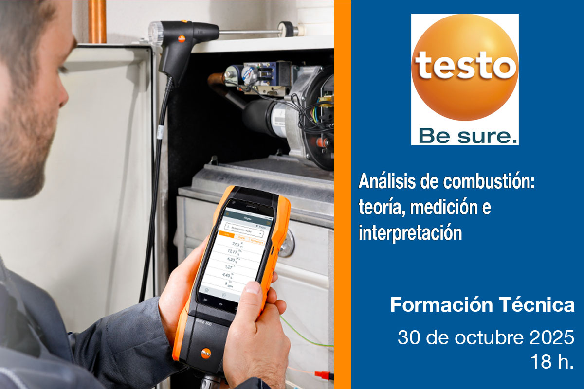 TESTO | Análisis de combustión: teoría, medición e interpretación